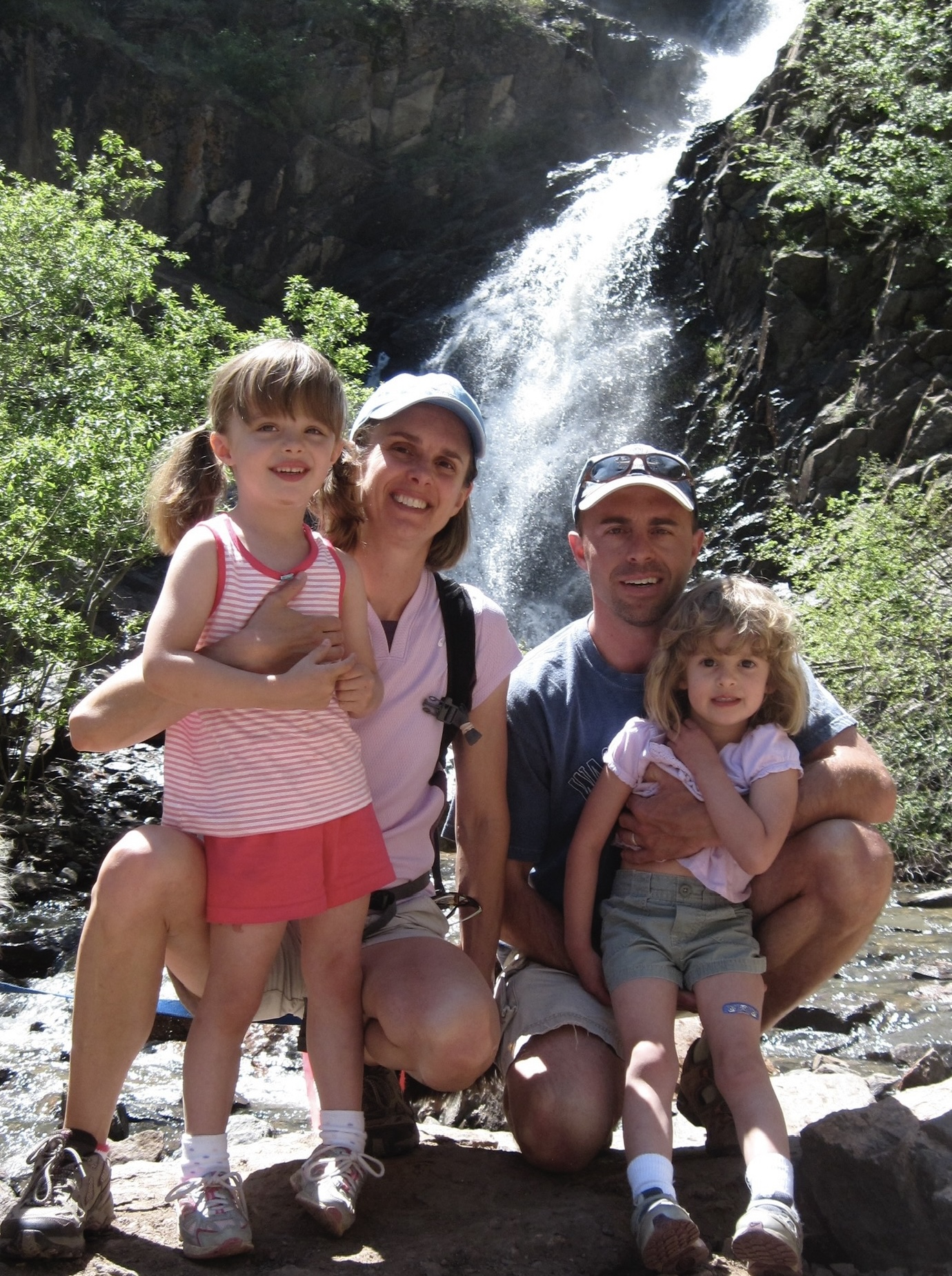 The Costello Family at Bridal Falls